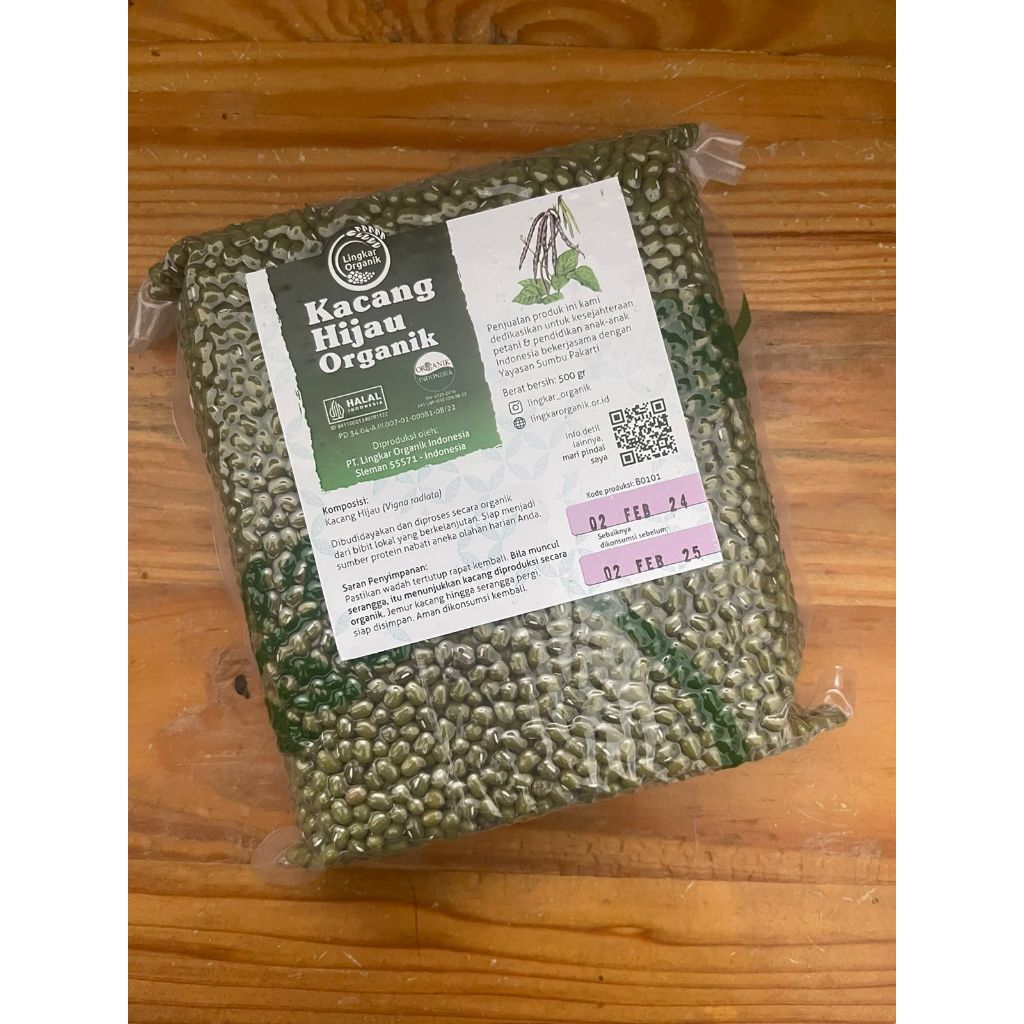 

Kacang hijau lokal dan organik