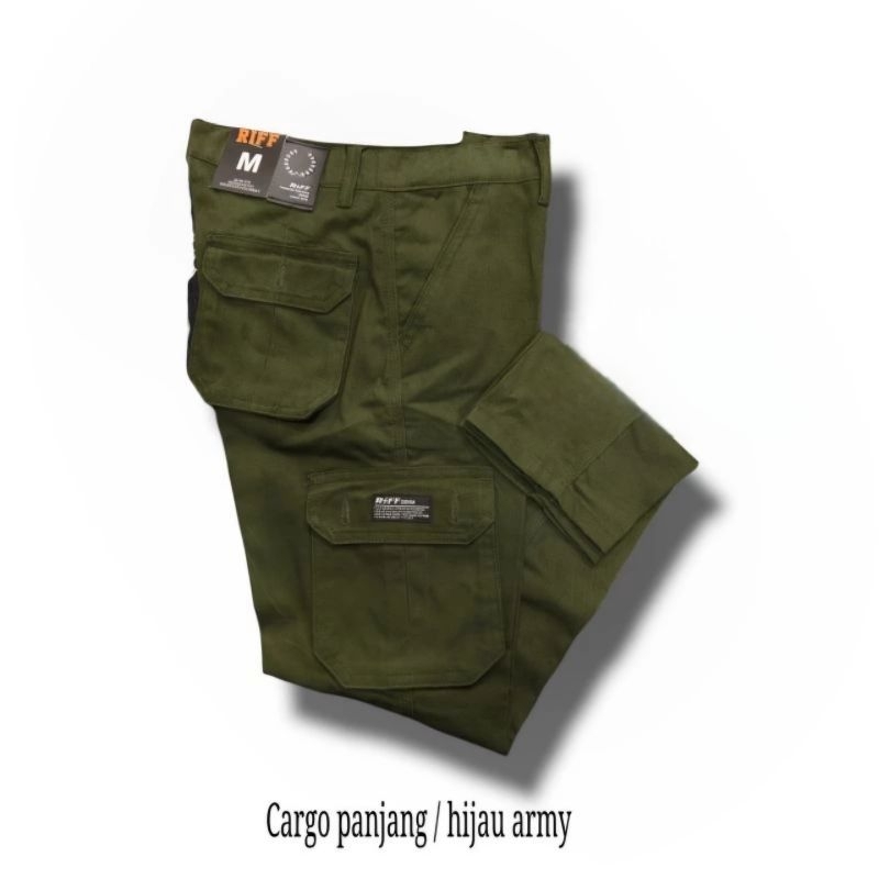 Celana Panjang Cargo Pria Slim Fit