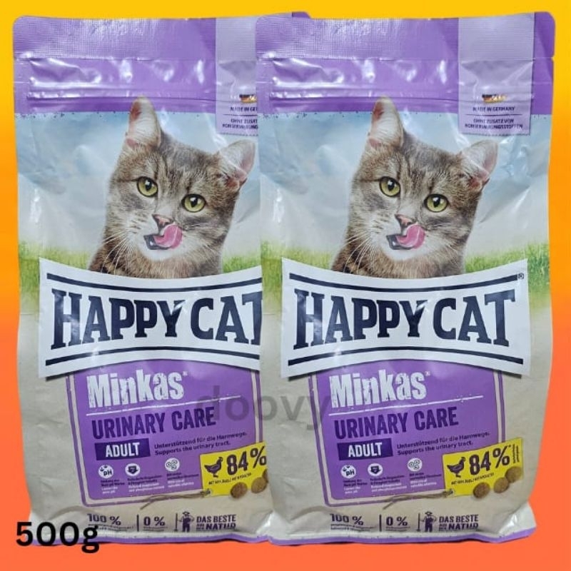 HAPPY CAT MINKAS URINARY CARE 500GRAM MAKANAN KUCING HAPPY CAT URINARY CARE