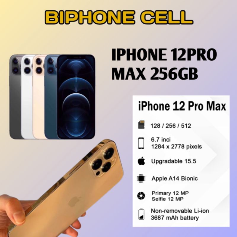 Iphone 12Pro Max 256GB Second Like New