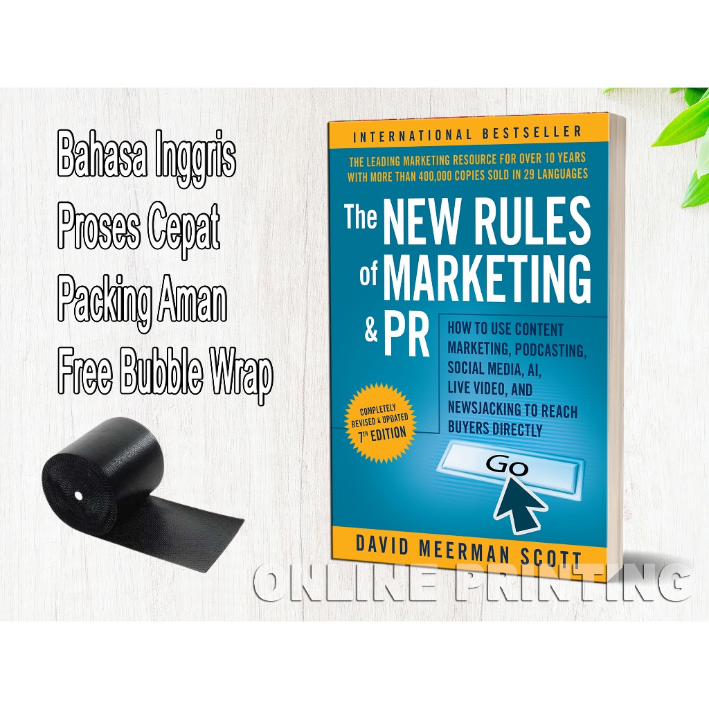 NEW RULES OF MARKETING  PR how to use content marketing, podcasting, social media, ai live video, an