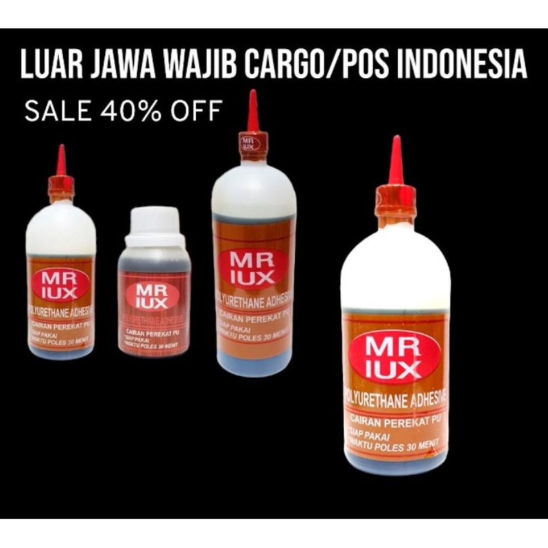 

KODE Q15K Lem Kayu serbaguna EPOXY PU Polyurethane MR LUX Kemasan 5 Gram per Botol