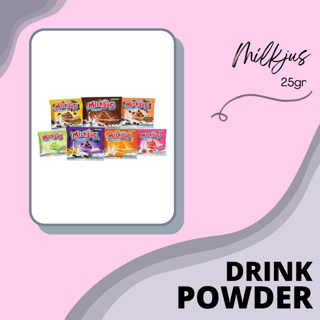 

DRINK POWDER | BUBUK MINUMAN | SERBUK MINUMAN | MILKJUS ICE BLEND | MILKJUS