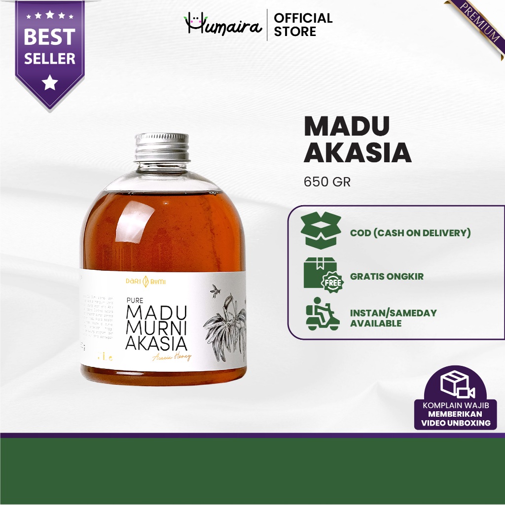 

Madu Akasia Dari Bumi 650 gram - Produk Original DARI BUMI