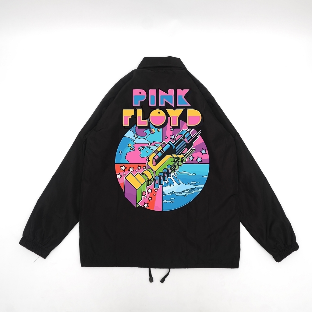 JAKET PINK FLOYD I COACH JAKET PINK FLOYD I JAKET PRIA I JAKET BAND I PREMIUM QUALITY
