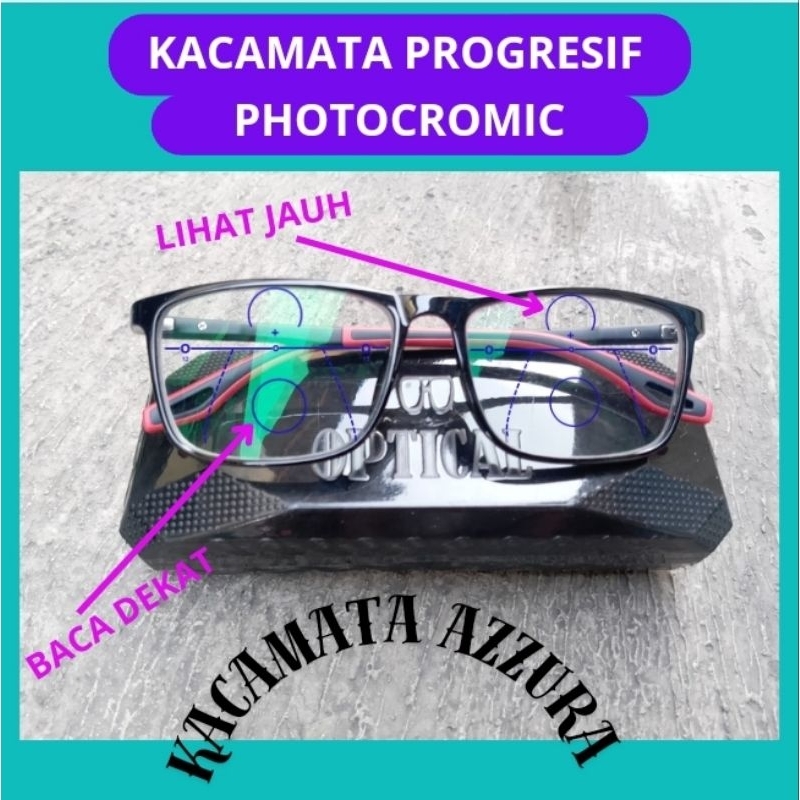 KACAMATA PROGRESIF PHOTOCROMIC, FRAME KACAMATA PRIA KOREA SPORTY GRATIS LENSA PROGRESIF PHOTOCROMIC
