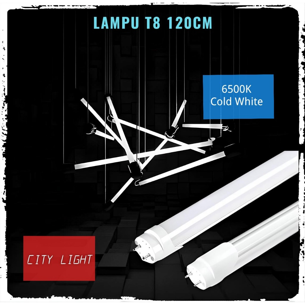LAMPU TL T8 LED TUBE LIGHT 40W BOHLAM T8 120CM