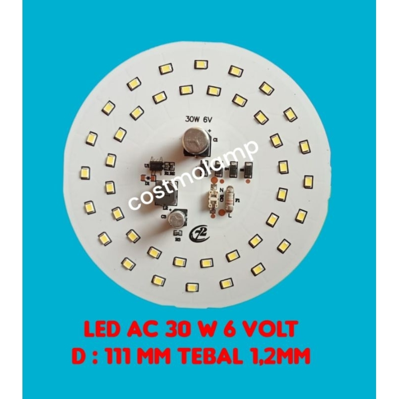 Mesin lampu  led 30 watt AC
