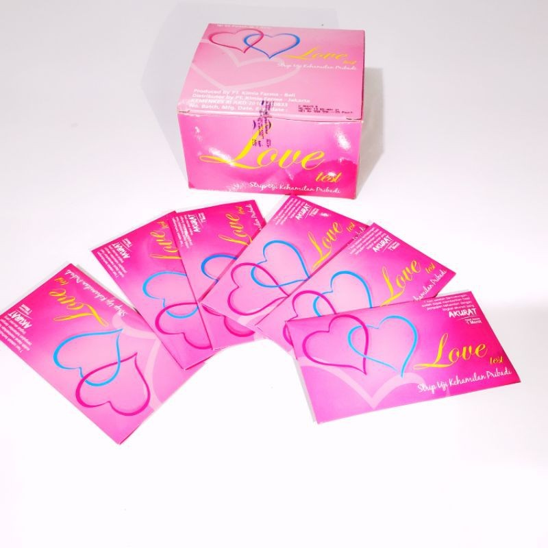 Test Pack LOVE Test Pack Uji Kehamilan Tes Kehamilan Hasil 1-3 menit Kimia Farma