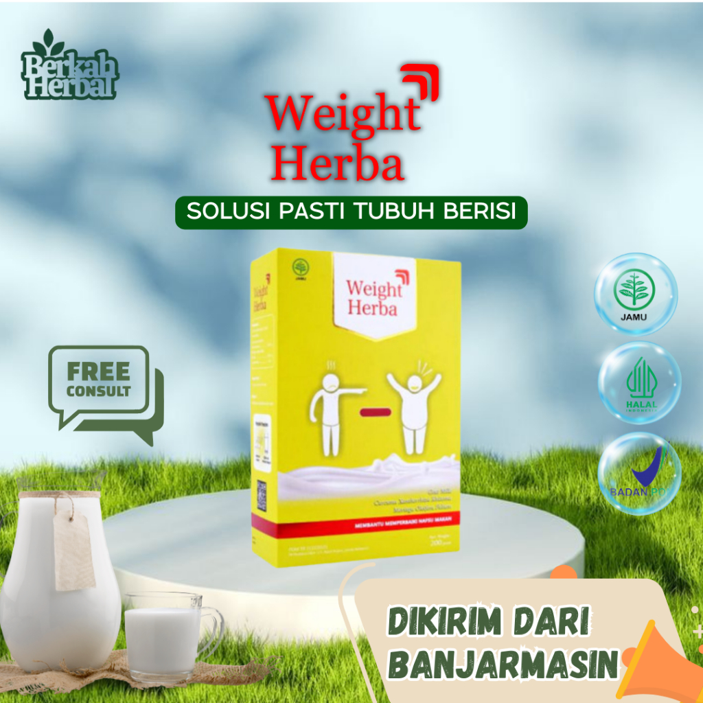 

Weight Herba Susu Herbal Penambah Nafsu Makan Penggemuk Berat Badan 200gr Banjarmasin