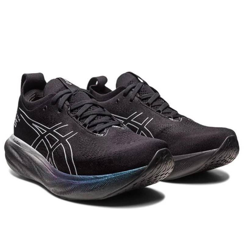 SEPATU ASICS NIMBUS 25 PUREGEL BLACK BLUE METAL
