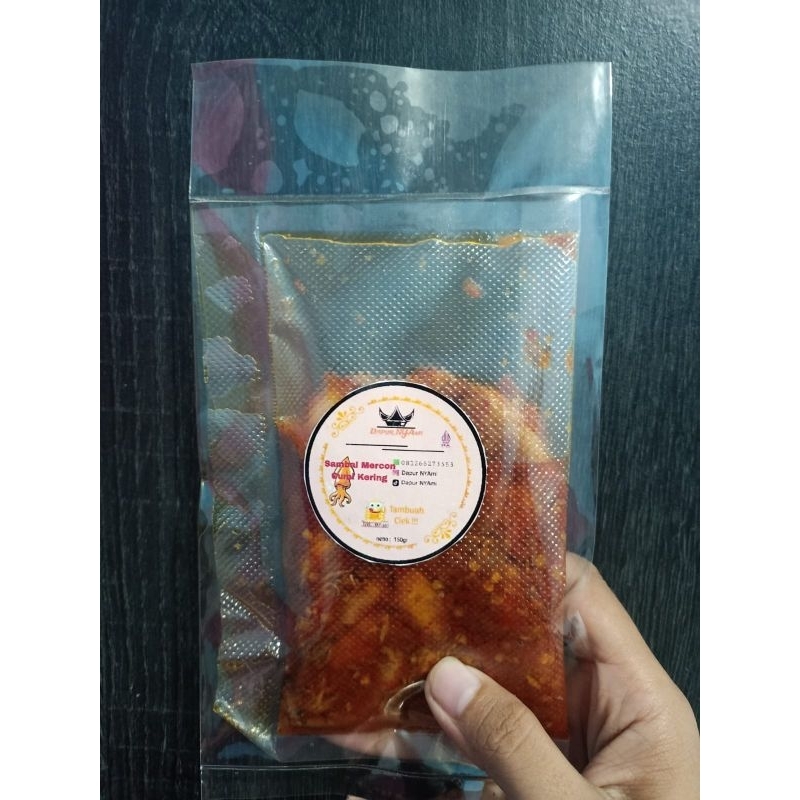 

SAMBAL MERCON CUMI ASIN | 150GR | ENAK DAN PEDAS