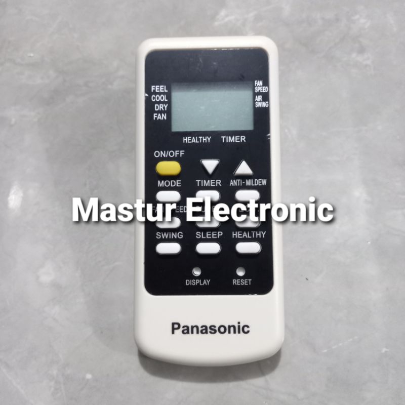 REMOTE REMOT AC PANASONIC ECO HEALTHY ORIGINAL ASLI TIPE LAMA