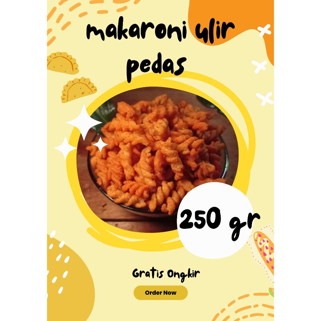 

Camilan Viral Makaroni Ulir Pedas [250 gr]