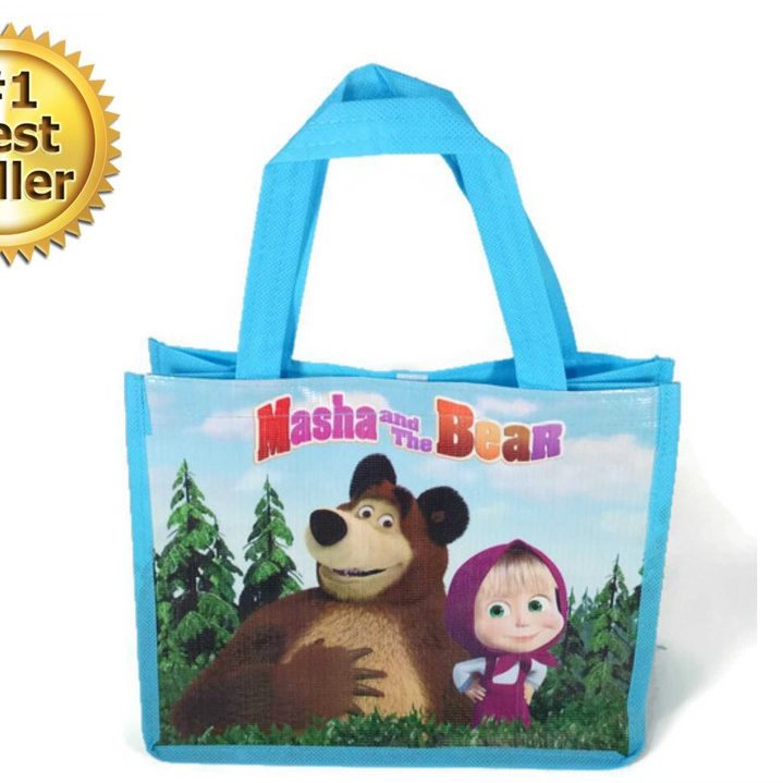 

Tas Ultah Masha Tas Souvenir Ulang Tahun Masha and the bear / Goodie Bag Ultah Anak Masha