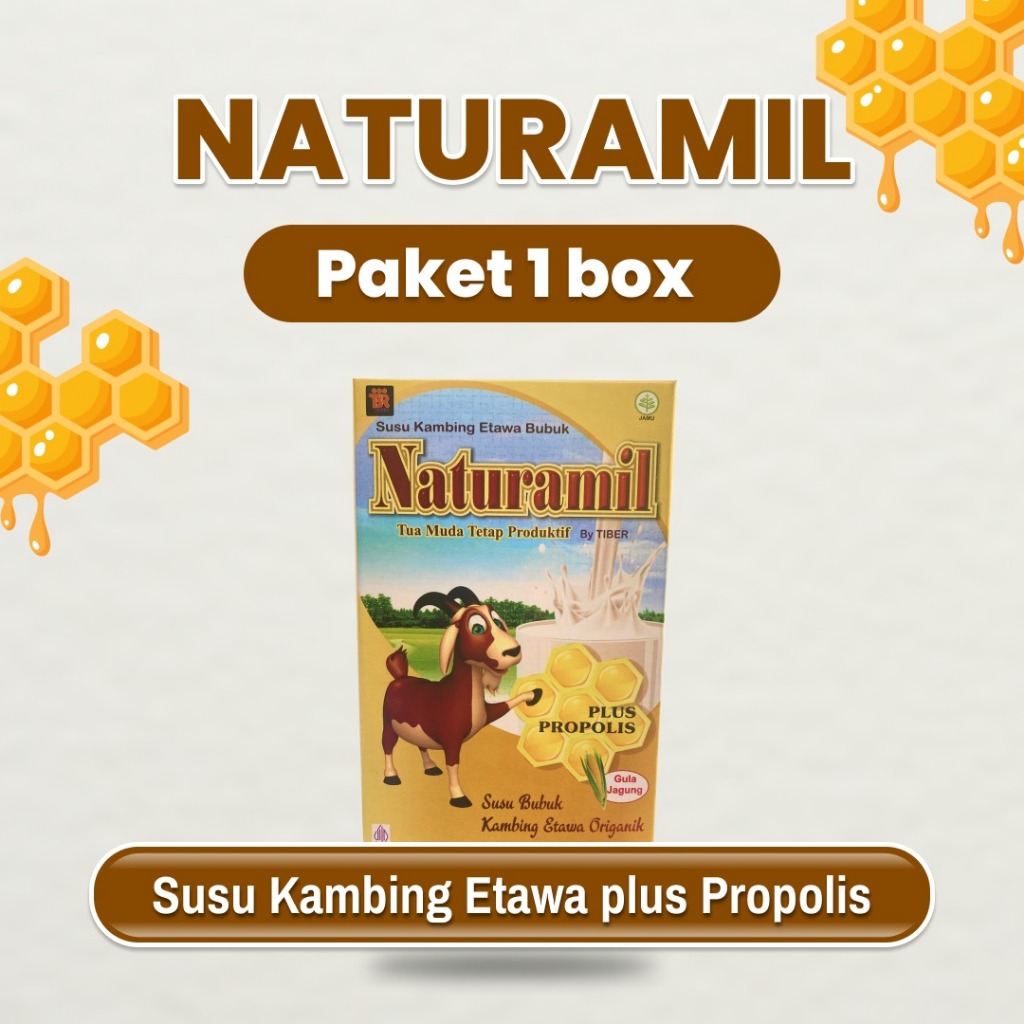 

1 Box Naturamil Susu Etawa Plus Propolis – Minuman Sehat dengan Nutrisi Premium dan Rasa Lezat