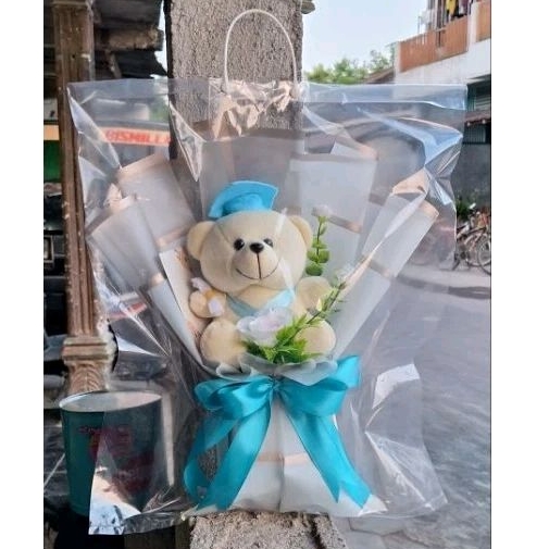 

Plastik Buket Tebal 35cm x 45 cm | Harga 5 plastik