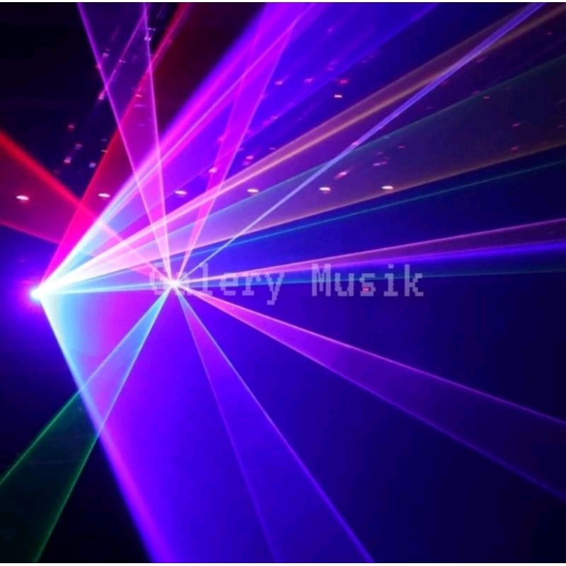 Lampu Laser animasi RGB, cahaya Laser animasi 3000mw suara otomatis DMX ILDA