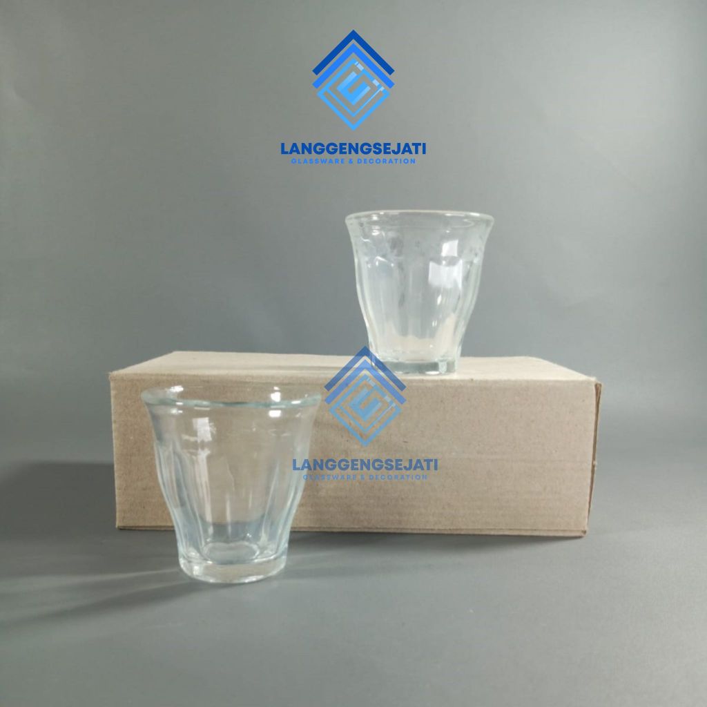 [ 6 PCS ] GELAS SELOKI KACA KEDAUNG KIG SHOT/ GELAS MINI KECIL / GELAS SHOT ESPRESSO 90ml / SHOOTER 