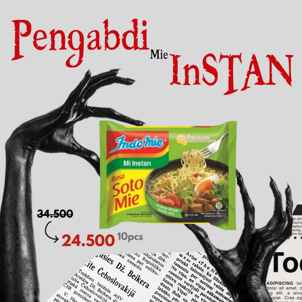 

[ Indomie 10 Pcs 24.500 ] Indomie Mie Ayam Spesial Kari Ayam Soto Mie Soto Spesial Ayam Bawang All Varian 85gr x 10 Pcs