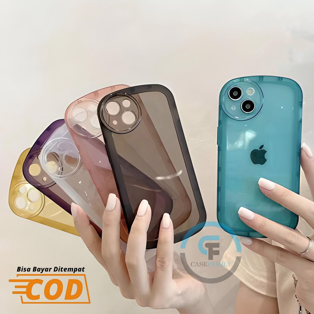 CF01-Case Pelindung Lensa Bentuk Oval Warna Macaron Untuk SAMSUNG A34 5G A54 5G A14 4G-14 5G-A04S-A0