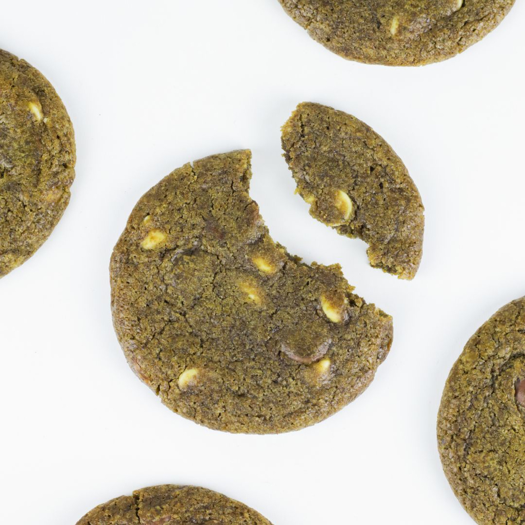 

Matcha Thin Cookies with White and Belgian Milk Chocolate Soft Baked Choco Chip Cookie | Gotcha Baked