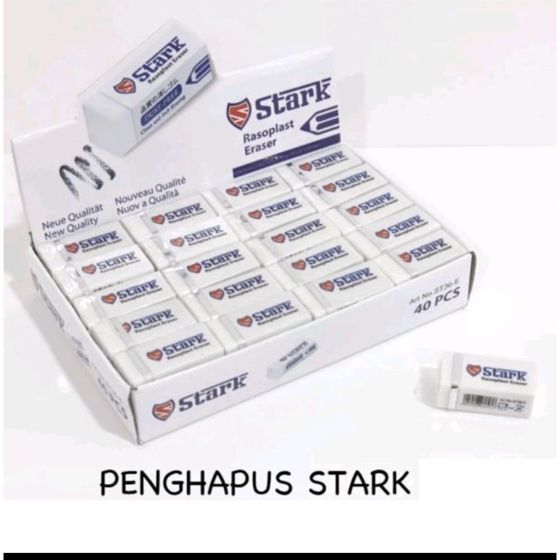 

(40pcs) penghapus murah STARK/hapusan pensil