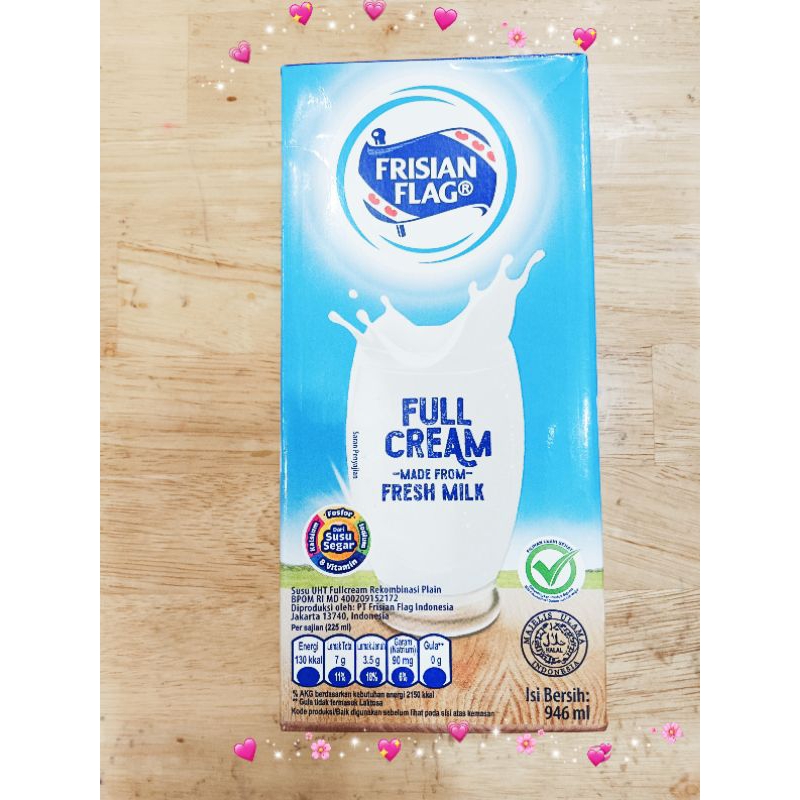 

FRISIAN FLAG SUSU UHT FULL CREAM 946ml