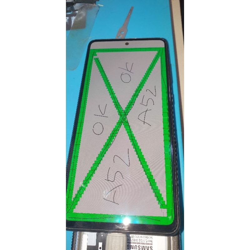 Lcd samsung A52s/A52 A525/A528 Original 2nd copotan+frame