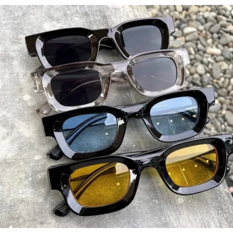 COD KACAMATA VIRAL KOREA GAYA FASHION VINTAGE PRIA/WANITA FRAME TEBAL