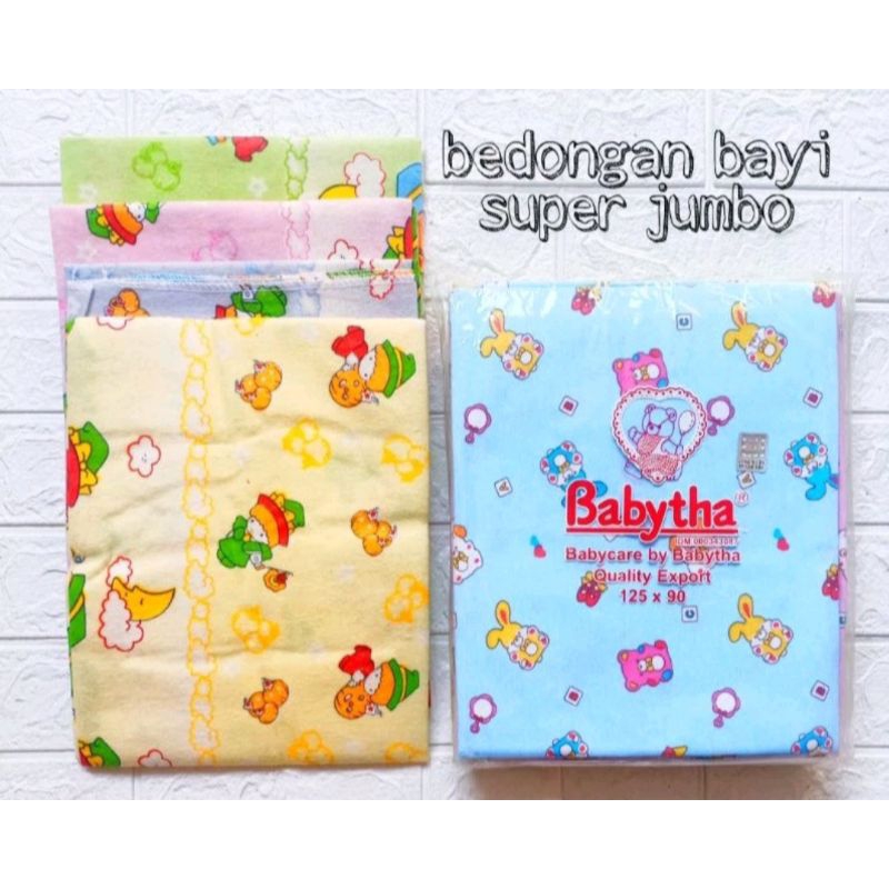 Bedong bayi kain flanel merk babytha