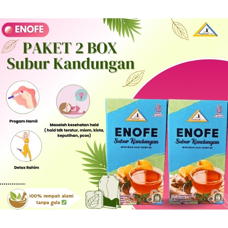 PAKET PROMIL ENOFE / SUBUR KANDUNGAN / GARIS DUA / HAID LANCAR / PCO PCOS / SEHAT RAHIM / HERBAL PRO