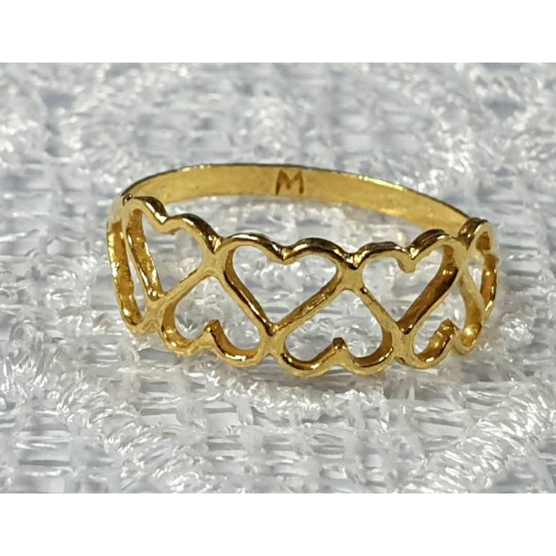 aksesoris emas muda cincin love-1gr