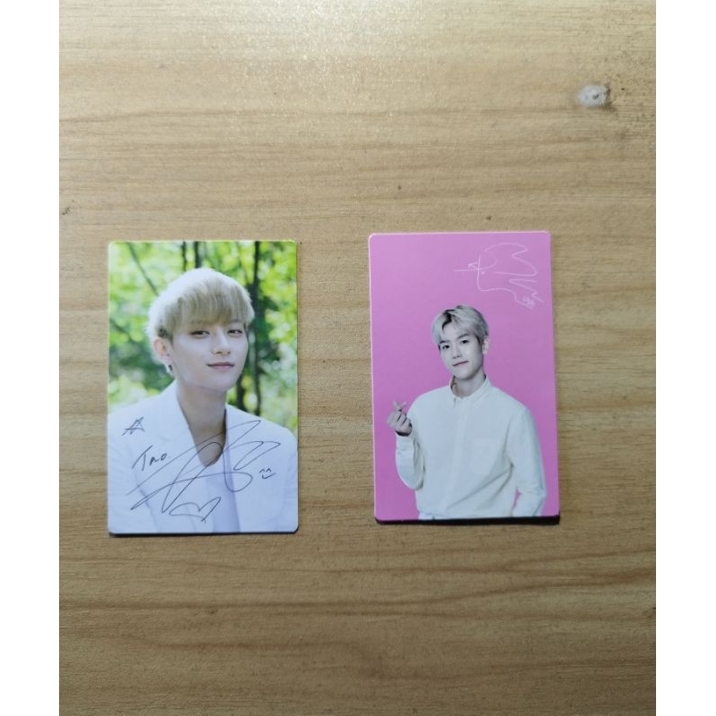 [Photocard] Tao & Baekhyun EXO - Nature Republic (version 1 & 10th Anniversary Fan Festival)