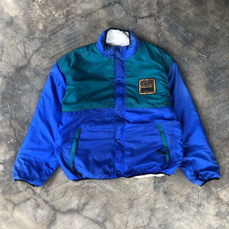 Jacket VINTAGE COLOR BLOCK REVESIBLE BY KENT CRAFT