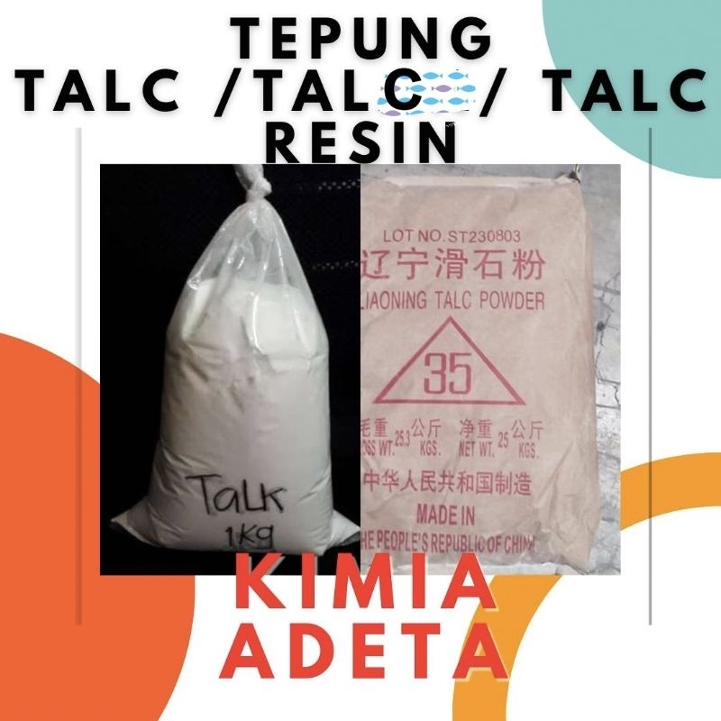 TEPUNG TALC / TALC POWDER / TALC RESIN / TALC FIBERGLASS