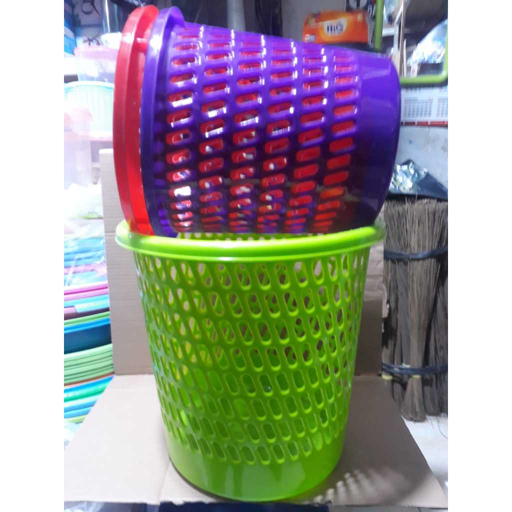 Panda Keranjang Sampah Besar Plastik/Tempat Sampah Kecil Plastik