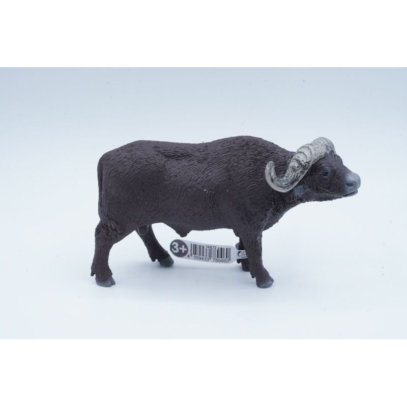 Schleich 14872 African Buffalo Kerbau Afrika Syncerus caffer Mainan Figure Binatang Miniature Hewan 