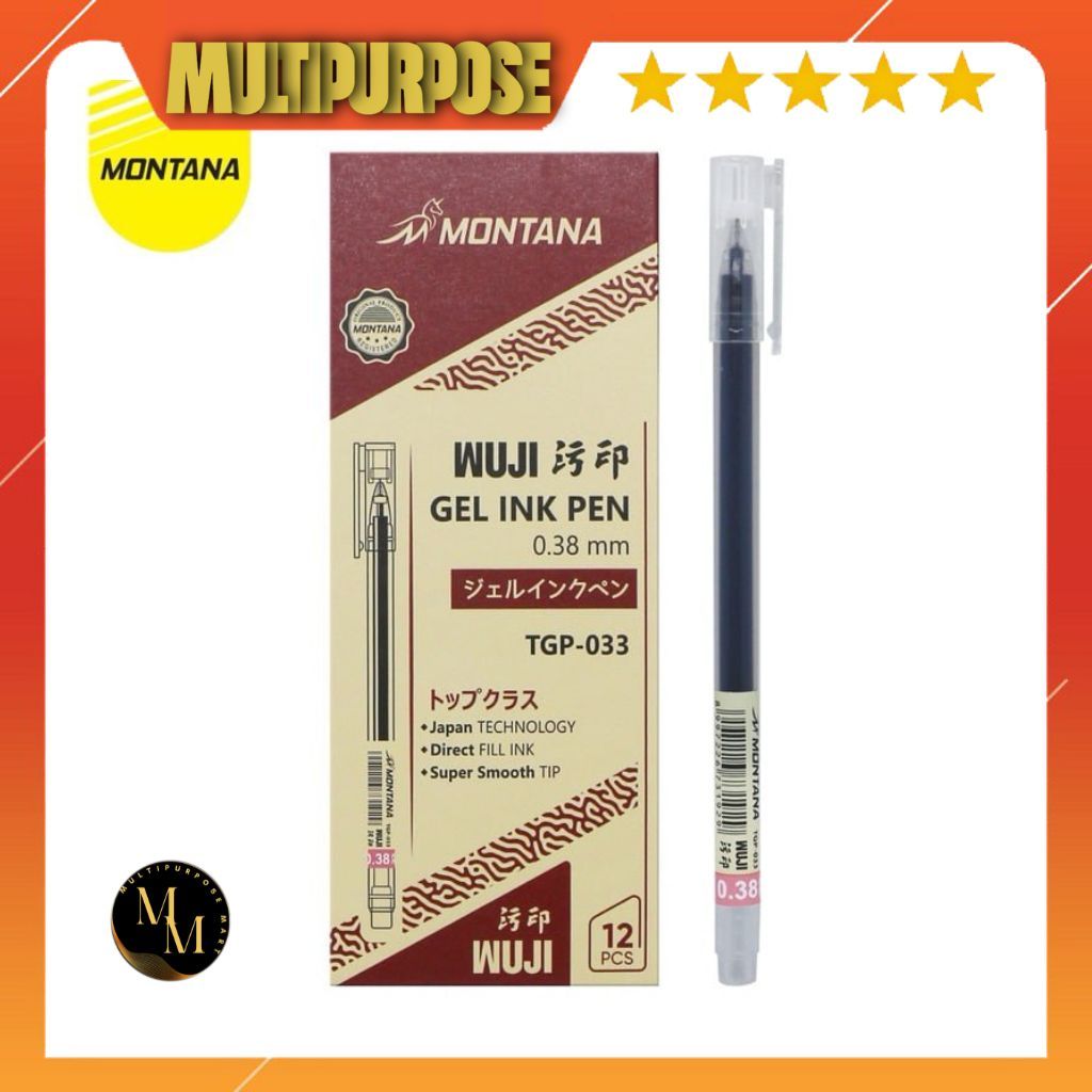 

PULPEN GEL INK / BALLPOINT Gel0.38 mm / TGP-033