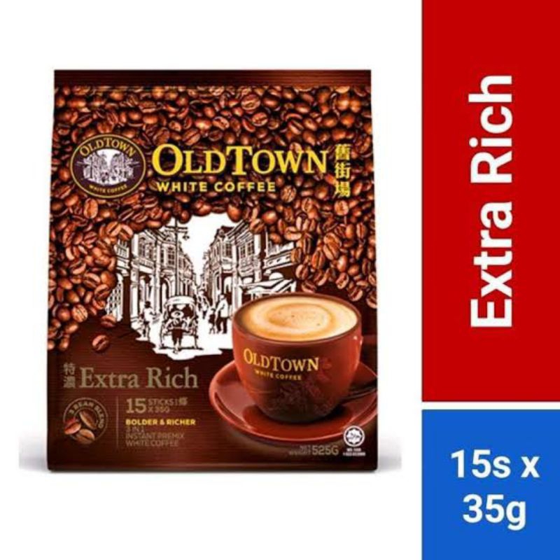 

Old Town White Coffee Extra Rich Kaw Oldtown Kopi Instan 1Pack Isi 15