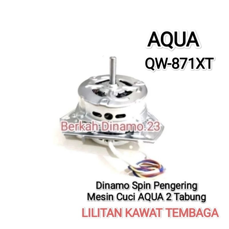 Dinamo Pengering Tembaga Mesin Cuci AQUA QW-871XT / QW 871XT Spin Pengering Aqua Qw871