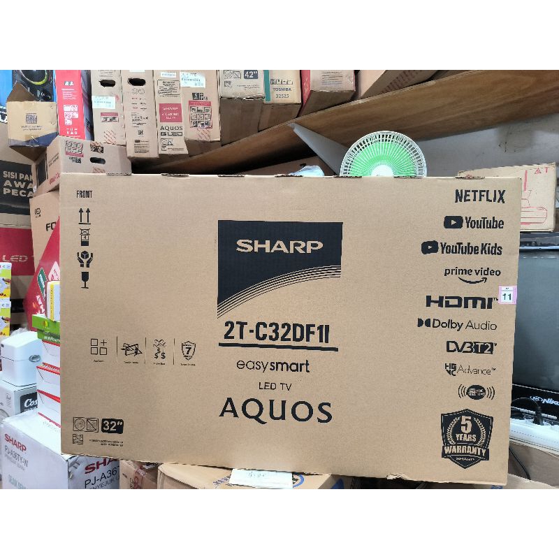 Smart tv Sharp 32DF wifi YouTube/promo LED TV Sharp 32 inc smart tv/ wifi/YouTube