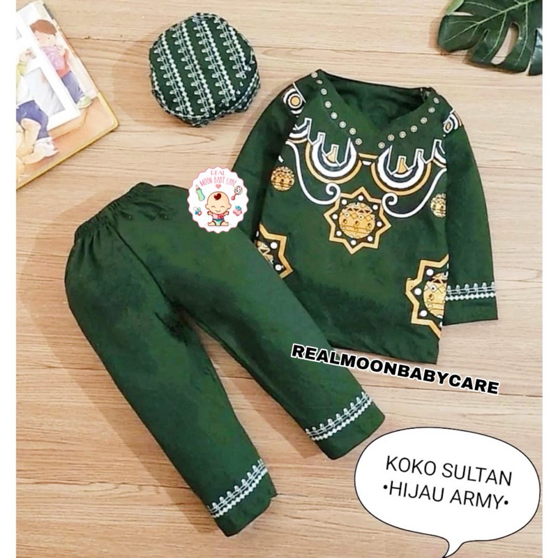 Setelan Baju Koko Anak Sablon Army Setelan Baju Koko Bayi Setelan Baju Koko Anak Setelan Baju Aqiqah