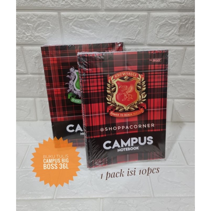 

BUKU TULIS CAMPUS 36 LEMBAR / BUKU TULIS BOXY PANJANG CAMPUS 36L