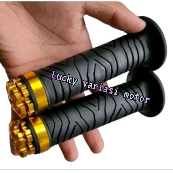 HAND GRIP RING + JALU CNC UNIVERSAL LUCKY VARIASI MOTOR