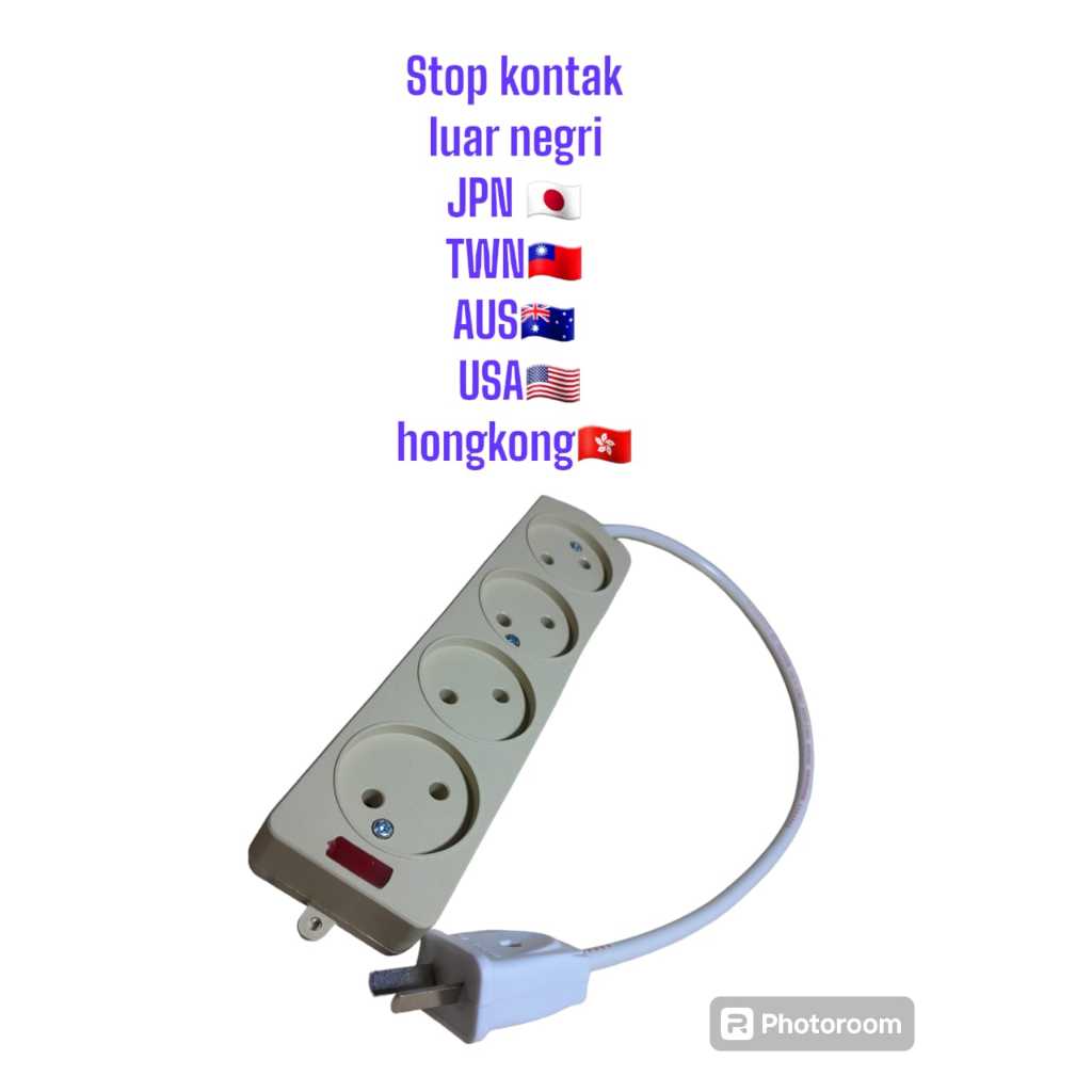 colokan stop kontak luar negri traveling cina taiwan USA asia jepang hongkong taiwan