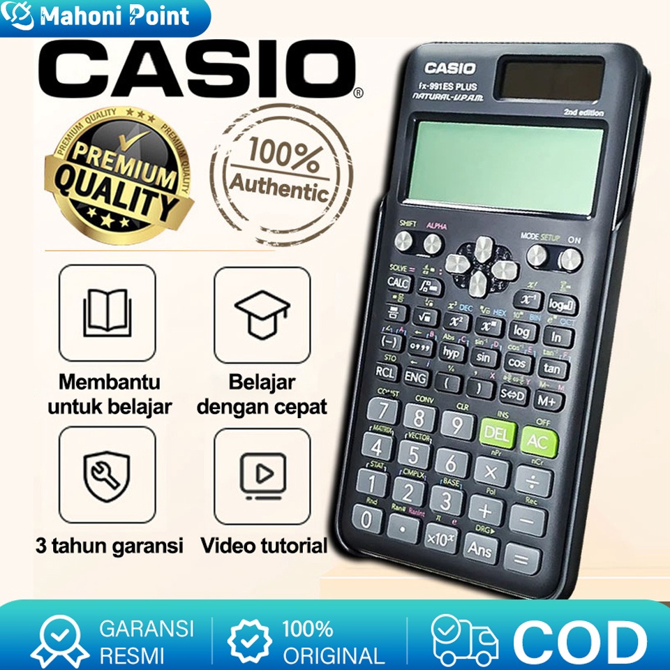 

KODE X25C 991ESPlus Kalkulator Scientific Casio ilmiah FX991EX991ESPlus Calculator Scientific Casio Kalkulator Casio Scientific 417 FungsiDua Sumber Tenaga Baterai Dan Tenaga Matahari4 Konstanta RumusBaterai Gratis