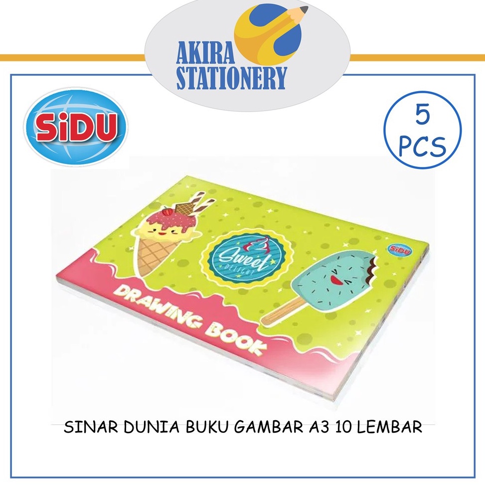 

KODE N75S BUKU GAMBAR SIDU SINAR DUNIA A3 5 PCS