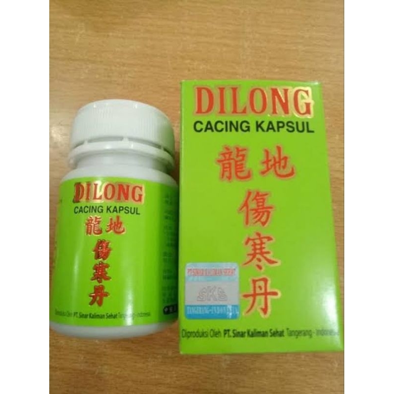 Dilong Kapsul Cacing untuk pereda tipes