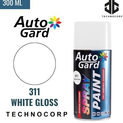 

KODE E25J CAT SEMPROT AUTOGARD 311 WHITE GLOSS PUTIH KILAT 3ML AUTO GARD